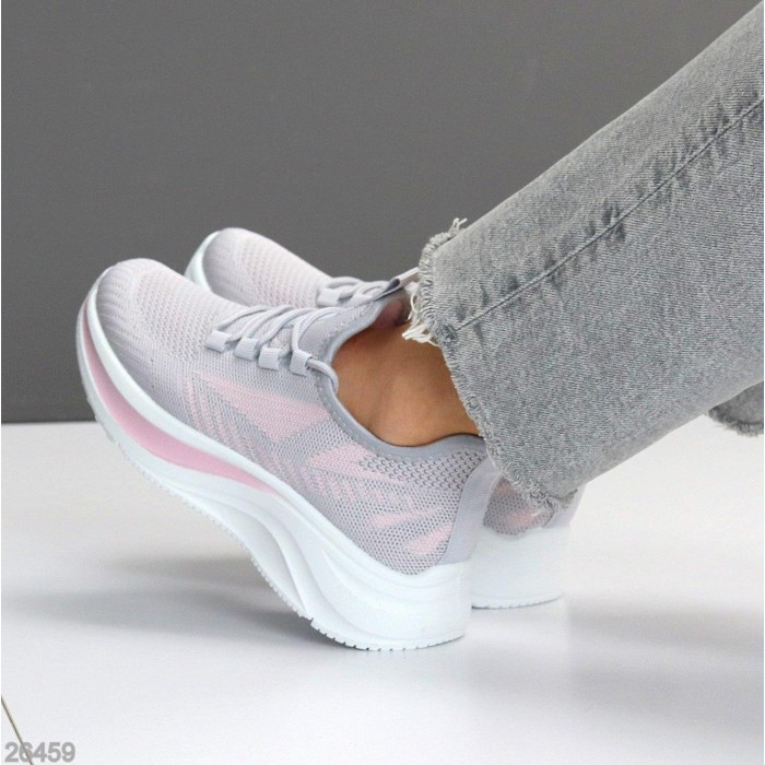 Кросівки жіночі текстиль сірі 36,37,38,39,40,41р