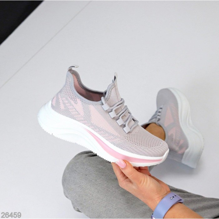 Кросівки жіночі текстиль сірі 36,37,38,39,40,41р