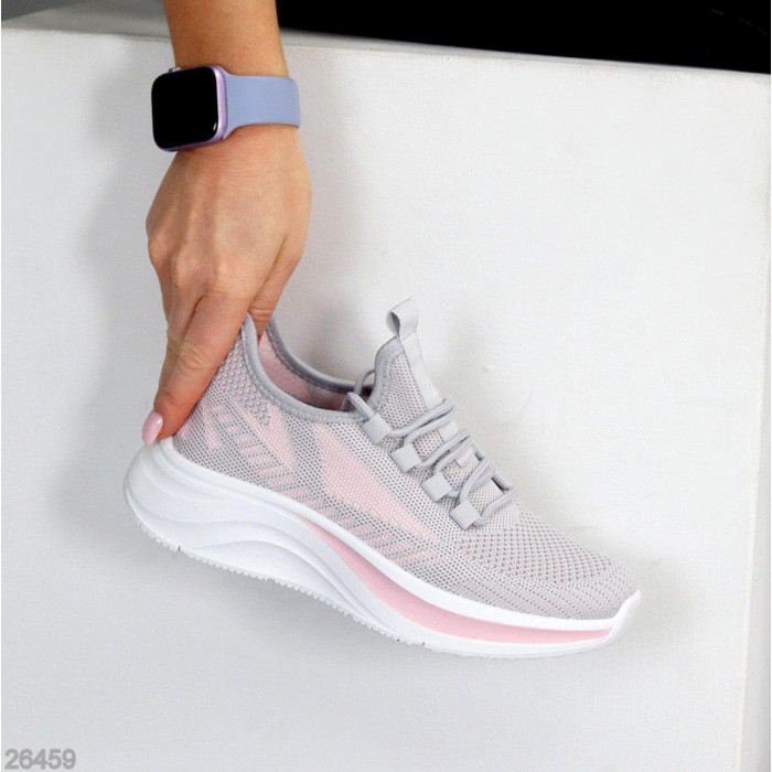 Кросівки жіночі текстиль сірі 36,37,38,39,40,41р