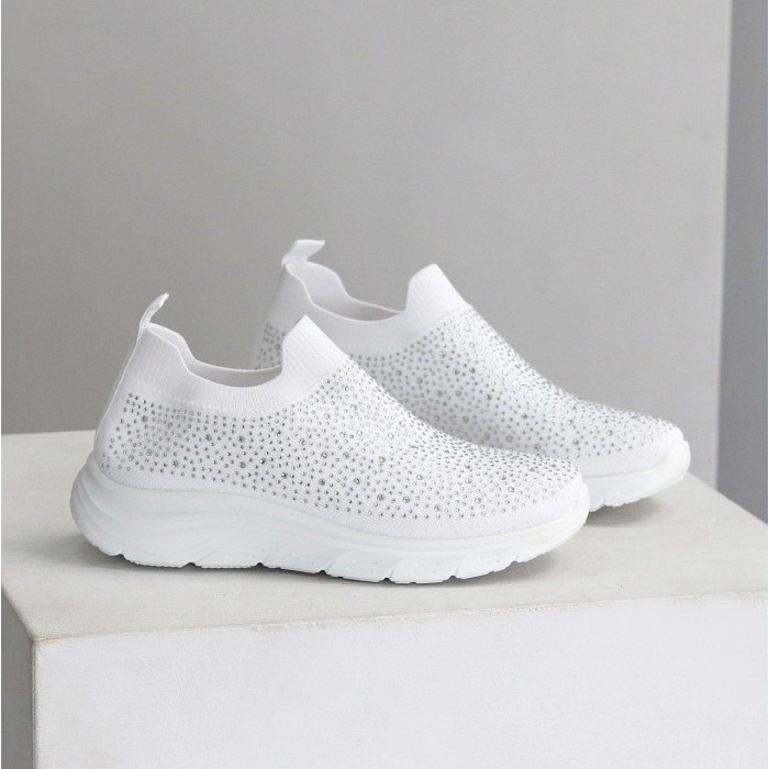 Мокасини жіночі текстиль білі 36,37,38,39,41р
