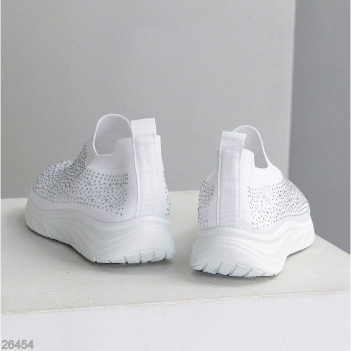 Мокасини жіночі текстиль білі 36,37,38,39,41р