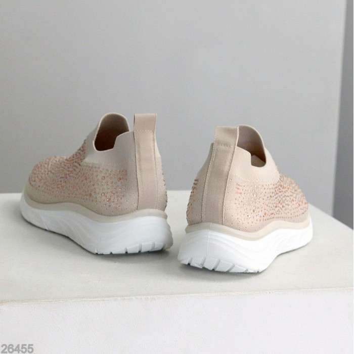 Мокасини жіночі текстиль беж 36,37,38,39,40,41р