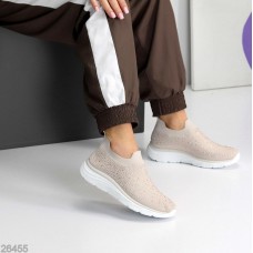 Мокасини жіночі текстиль беж 36,37,38,39,40,41р