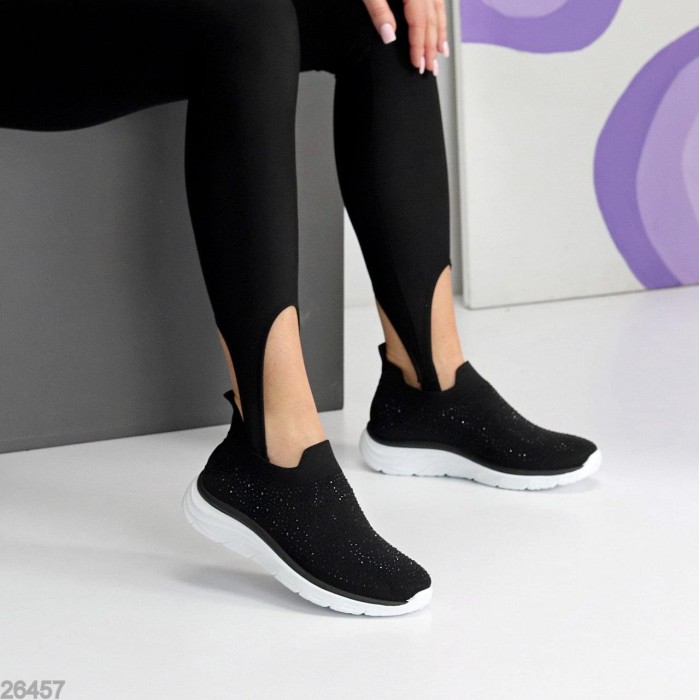 Мокасини жіночі текстиль чорні 37,39,40,41р