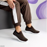 Мокасини жіночі текстиль чорні 37,39,40,41р