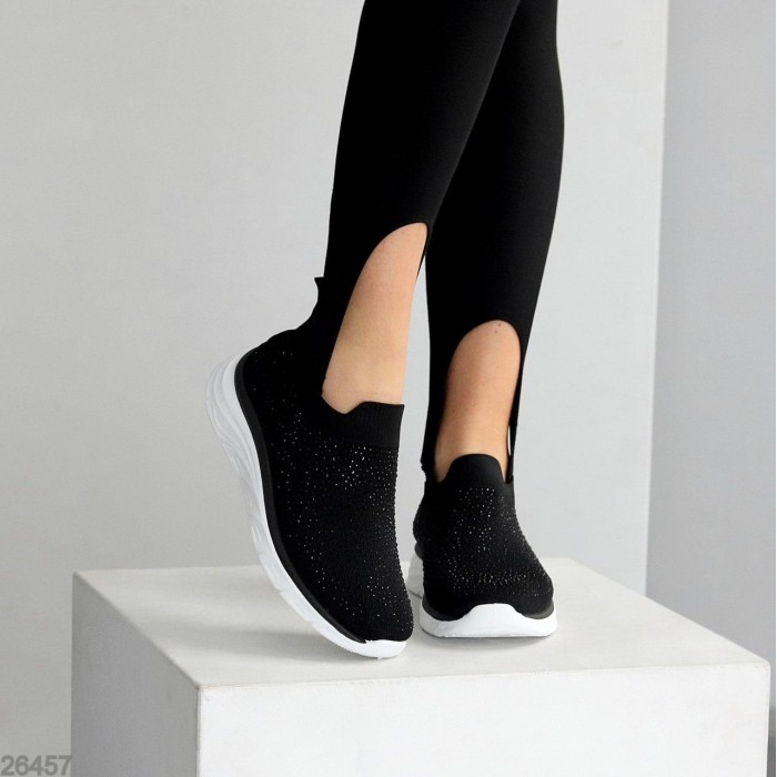 Мокасини жіночі текстиль чорні 37,39,40,41р