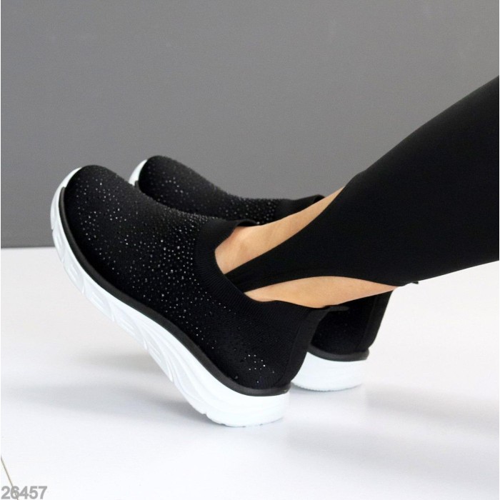 Мокасини жіночі текстиль чорні 37,39,40,41р