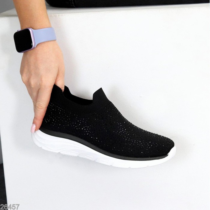 Мокасини жіночі текстиль чорні 37,39,40,41р