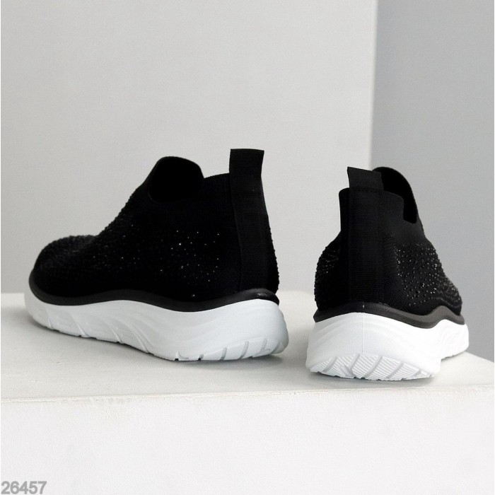 Мокасини жіночі текстиль чорні 37,39,40,41р