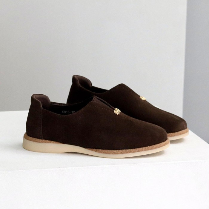 Туфлі жіночі натуральна замша колір-шоколад 36,37,38,39,41р