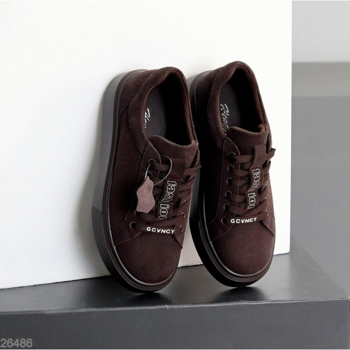 Кросівки жіночі натуральна-замша шоколад 36,38,39,40,41р