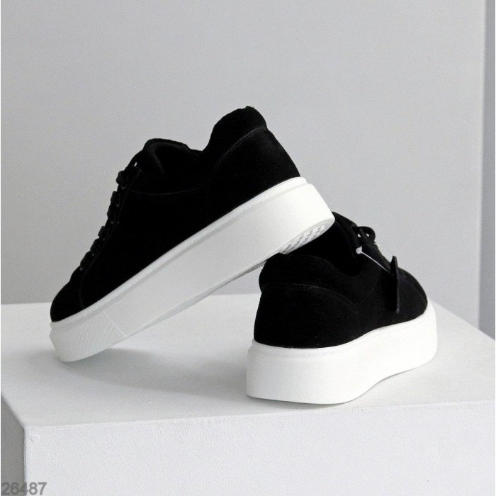 Кросівки жіночі натуральна замша чорні 37,38,39р