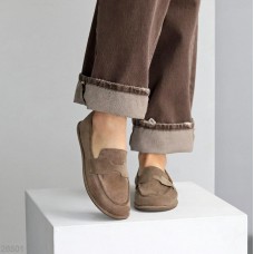 Мокасини жіночі еко-замша беж 36,37,38,39,40р