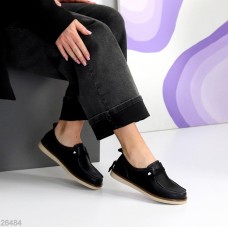 Мокасини жіночі натуральна шкіра чорні 36,37,38,39р