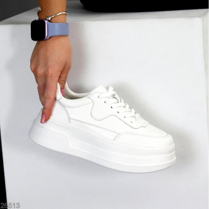 Кроссовки женские натуральная кожа белые 36,37,38,39,40,41р