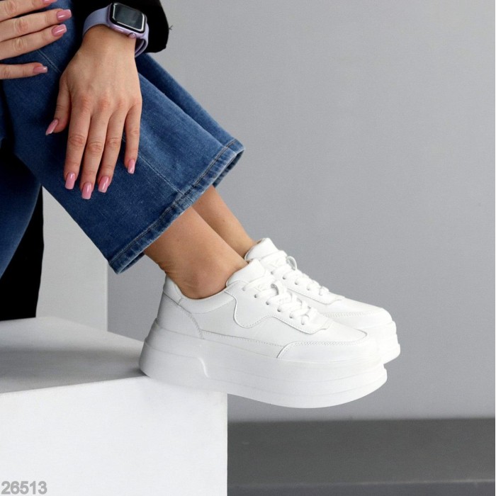 Кроссовки женские натуральная кожа белые 36,37,38,39,40,41р