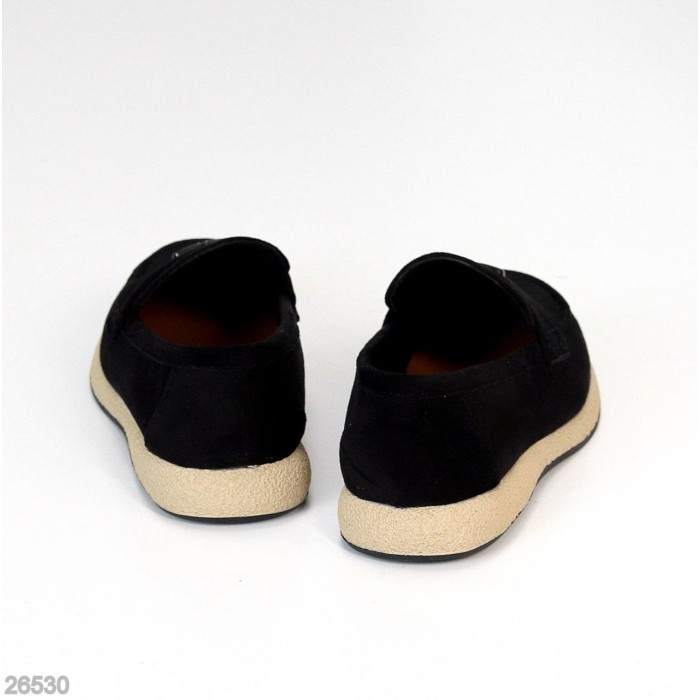 Лофери жіночі еко-замша колір-чорний 36,38,39,41р.