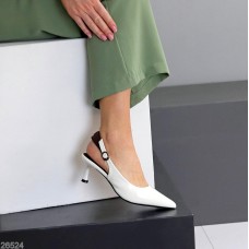 Туфлі жіночі еко-шкіра білі 36,37,38,39,40р