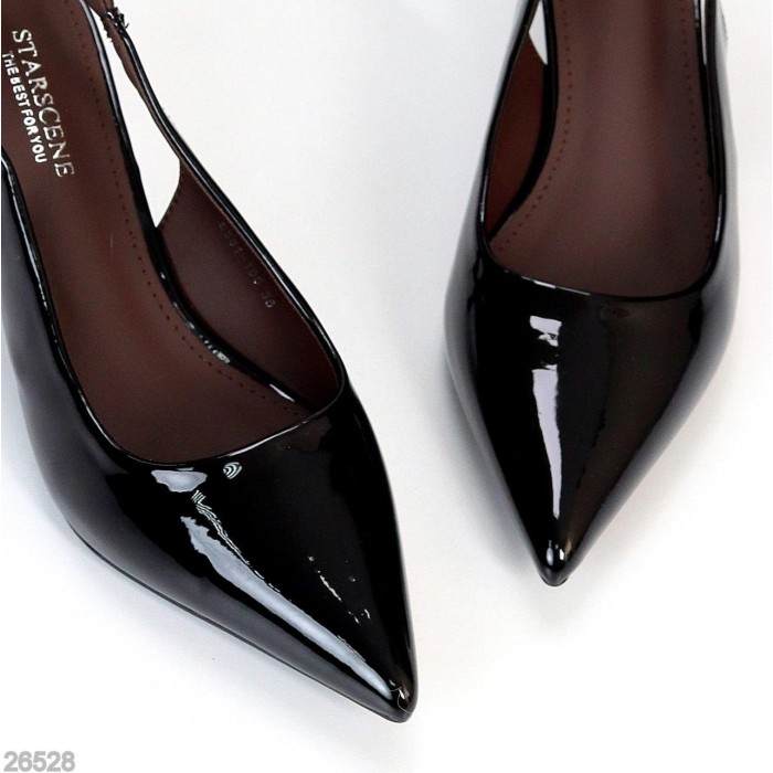 Туфлі жіночі еко-шкіра чорні 36,37,38,39,40р