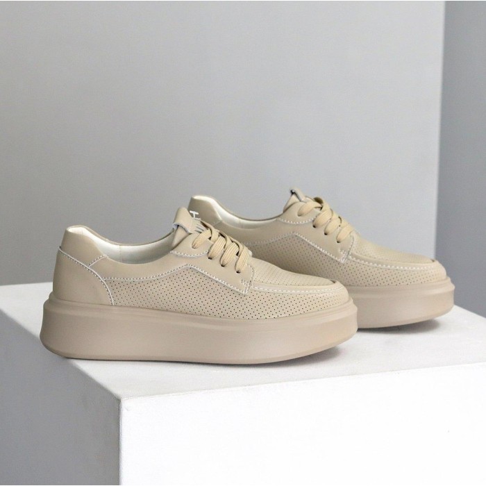 Мокасини жіночі натуральна шкіра беж 36,37,38,39,40р