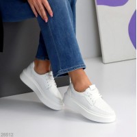 Мокасини жіночі натуральна шкіра білі 38,39,40,41р