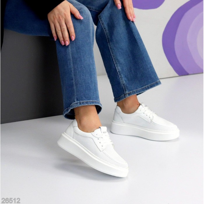 Мокасини жіночі натуральна шкіра білі 38,39,40,41р