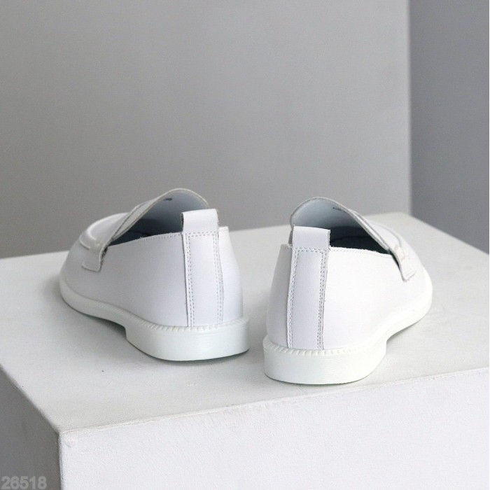 Мокасини жіночі натуральна шкіра білі 37,38,39,40,41р