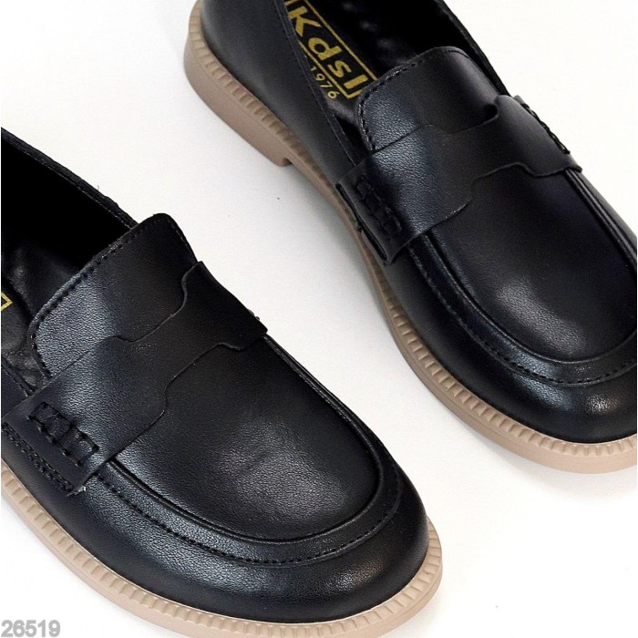 Мокасини жіночі натуральна шкіра чорні 36,37,38,39,40р