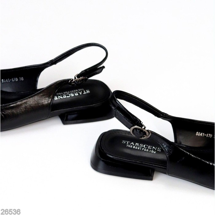 Туфлі жіночі еко-шкіра чорні 36,37,38,40р