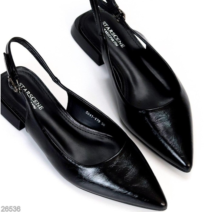 Туфлі жіночі еко-шкіра чорні 36,37,38,40р