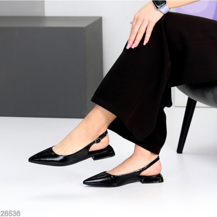 Туфлі жіночі еко-шкіра чорні 36,37,38,40р