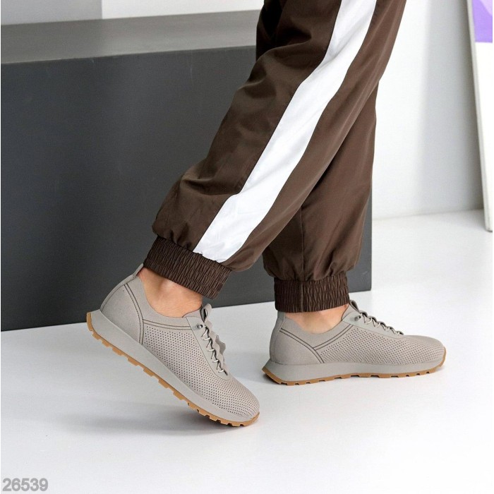 Кросівки жіночі натуральна замша сірі 36,37,40,41р