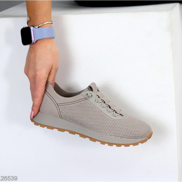 Кросівки жіночі натуральна замша сірі 36,37,40,41р