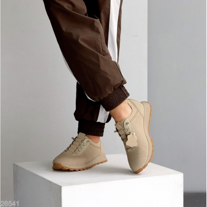 Кросівки жіночі натуральна замша колір беж 36,37,39,40,41р