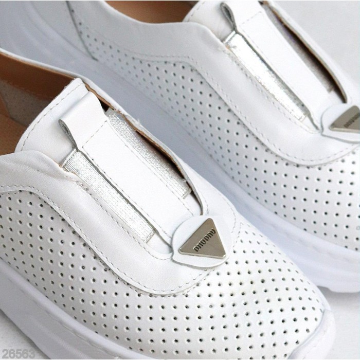 Мокасини жіночі натуральна шкіра білі 36,37,38,39,40р