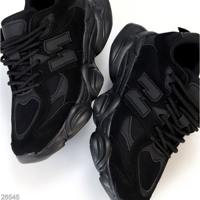 Кросівки жіночі натуральна замша чорні на 35.5,36,37,39,41р