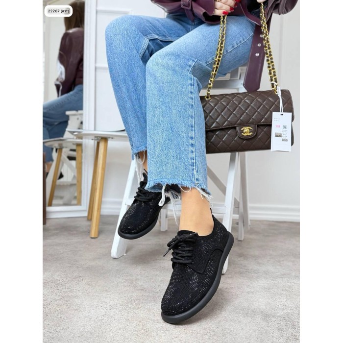 Туфли жіночі екозамша колір: чорний 36,37,38,40р