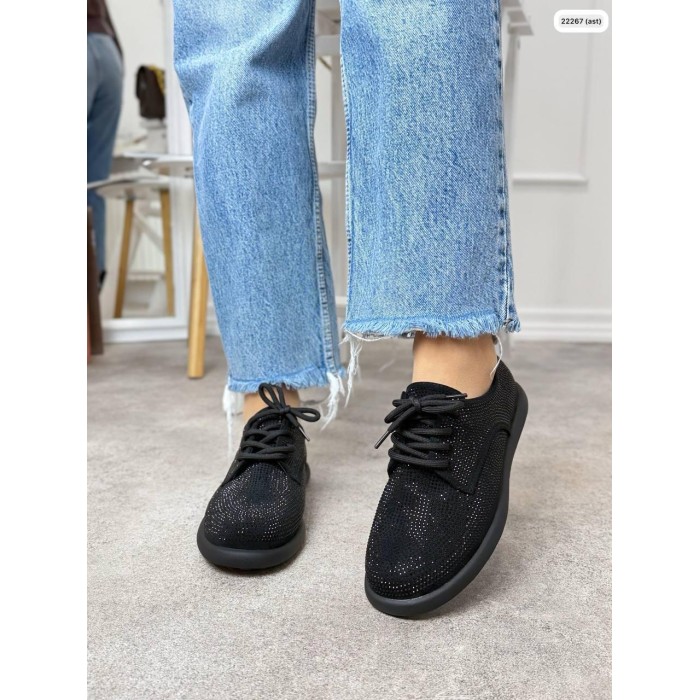 Туфли жіночі екозамша колір: чорний 36,37,38,40р