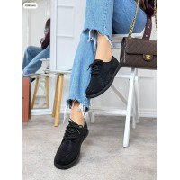 Туфли жіночі екозамша колір: чорний 36,37,38,40р