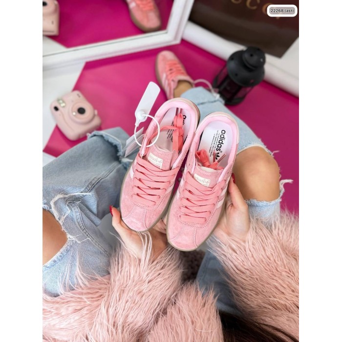 Кроссовки женские комбинированные натуральная замша/кожа розовые на 35.5,36,37,38р