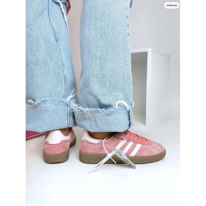 Кроссовки женские комбинированные натуральная замша/кожа розовые на 35.5,36,37,38р