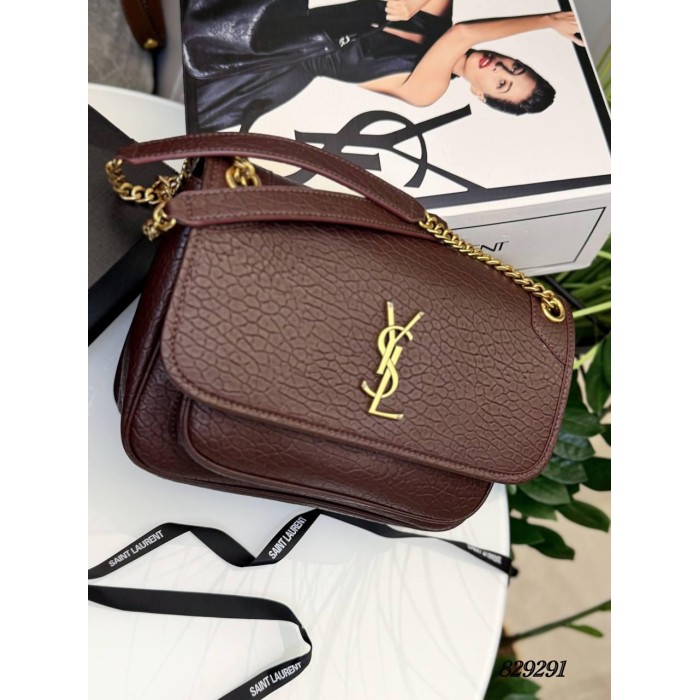 Сумка жіноча Лоран натуральна шкіра Преміум колір: Шоколад