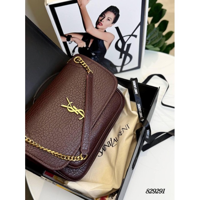 Сумка жіноча Лоран натуральна шкіра Преміум колір: Шоколад