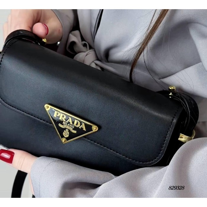 Сумка жіноча 2 відділи натуральна шкіра люкс колір: Чорний