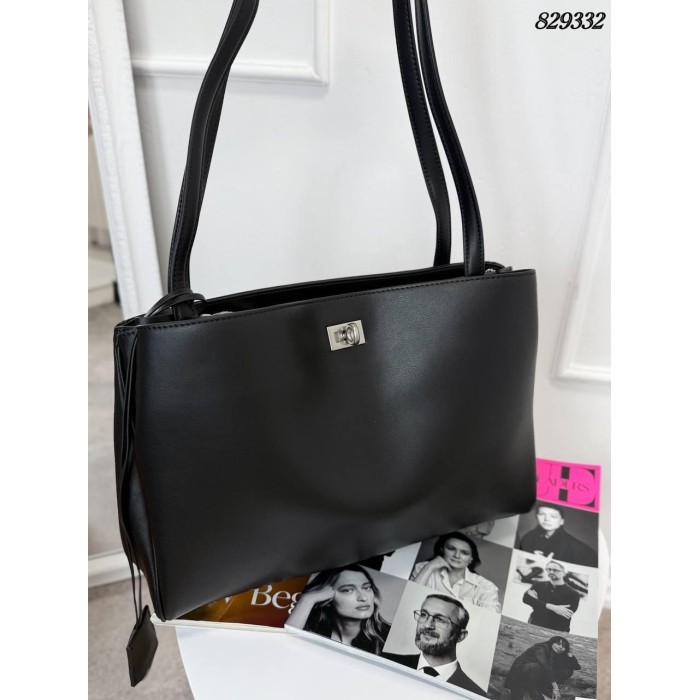 Сумка жіноча Polina натуральна шкіра колір: Чорний