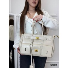 Сумка жіноча люкс натуральна шкіра Айворі