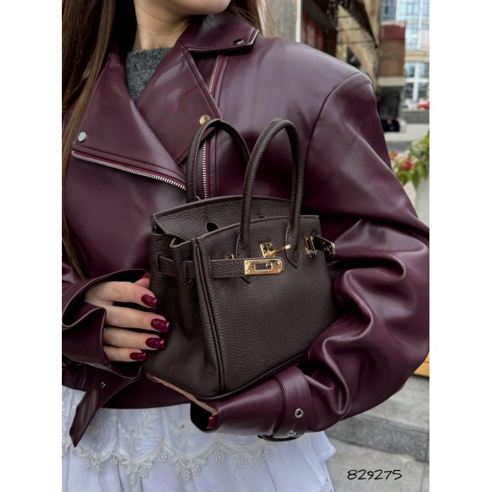 Сумка жіноча натуральна шкіра колір: Кемел,Шоколад