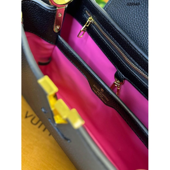 Сумка жіноча натуральна шкіра люкс колір: Чорний ( біг : 30/20, медіум : 27/18)