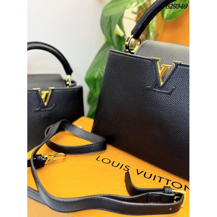 Сумка жіноча натуральна шкіра люкс колір: Чорний ( біг : 30/20, медіум : 27/18)