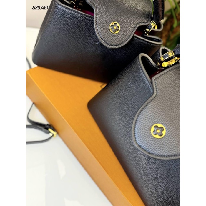 Сумка жіноча натуральна шкіра люкс колір: Чорний ( біг : 30/20, медіум : 27/18)